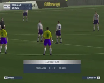 World Tour Soccer 2003 screen shot game playing